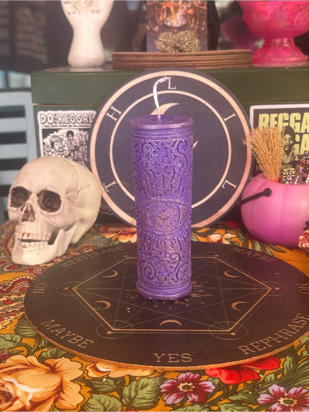 Mystic Eye Pillar Candle